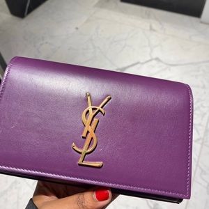 YSL PURPLE BELT BAG